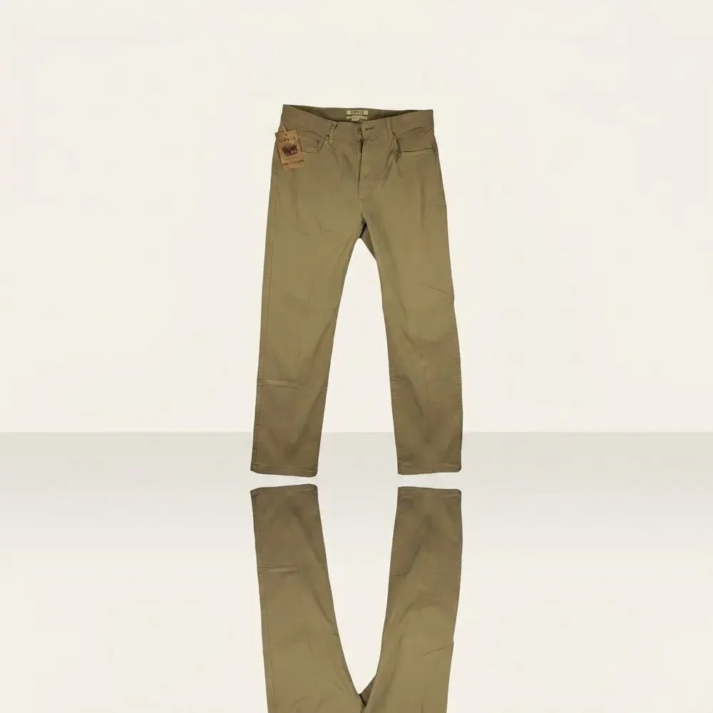 NWT Orvis Five-Pocket Stretch Twill Pants – Desert Khaki W34 L30 – MSRP $109